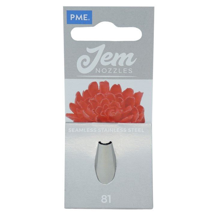Piping Nozzle - PME/JEM No. 81 Petal Chrysanthemum / Smile