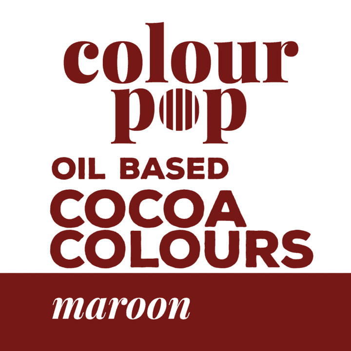 Colour Pop Oil Based Cocoa Colours – Maroon (20ml)