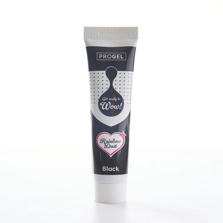 ProGel Food Colouring Gel – Black (25g & 100g Tubes)