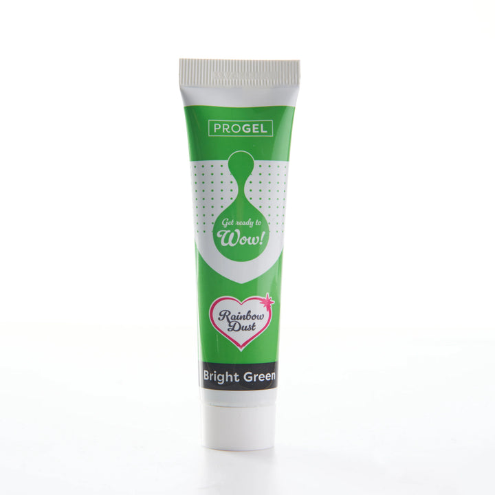 ProGel Food Colouring Gel – Bright Green (25g Tube)