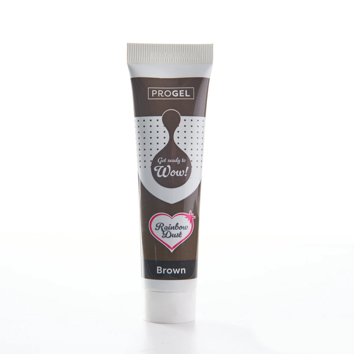 ProGel Food Colouring Gel – Brown (25g Tube)