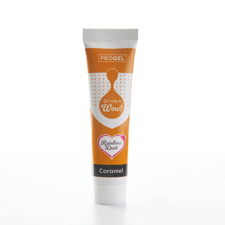 ProGel Food Colouring Gel – Caramel (25g Tube)