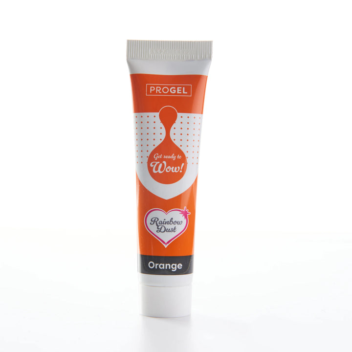ProGel Food Colouring Gel – Orange (25g & 100g Tubes)