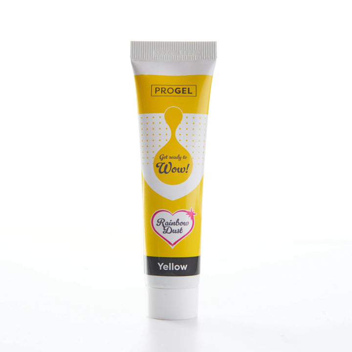 ProGel Food Colouring Gel – Yellow (25g Tube)