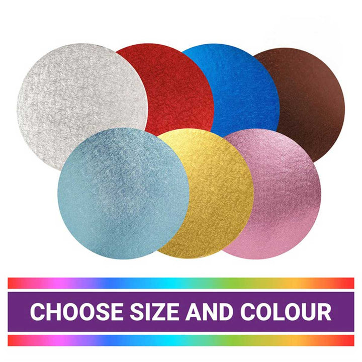 Round - Double Thick Cake Foil Card - Turn Edge