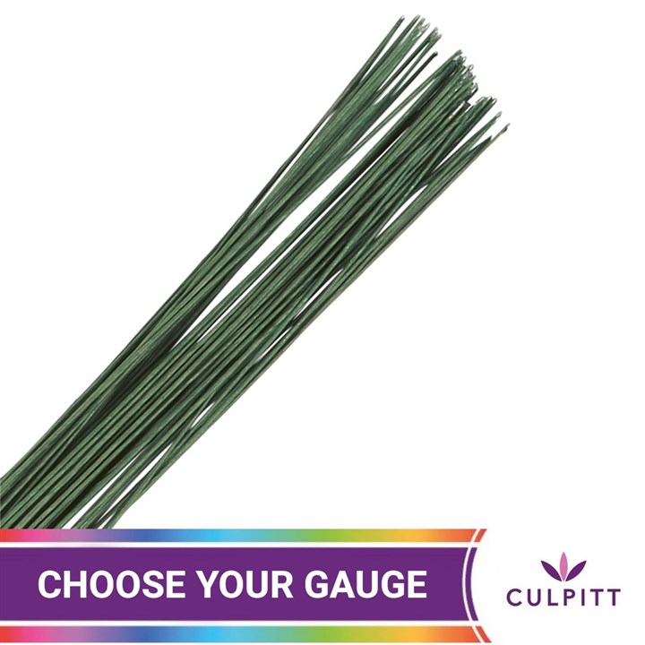 Culpitt Dark Green Floral Wire