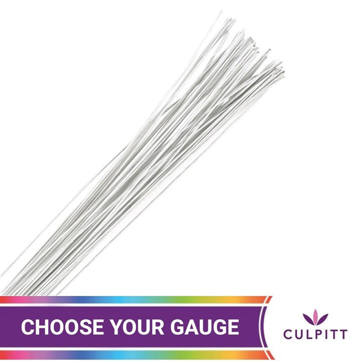 Culpitt White Floral Wire