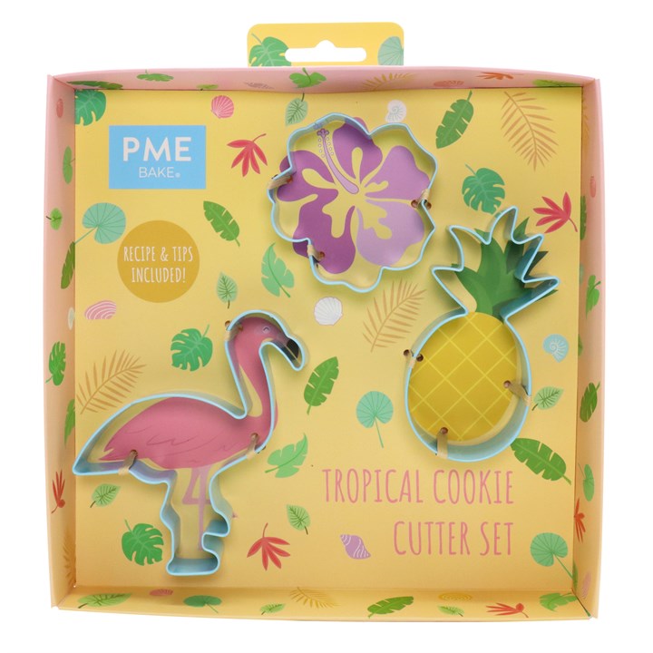 Cutters - PME Tropical Cookie Cutter Set of 3