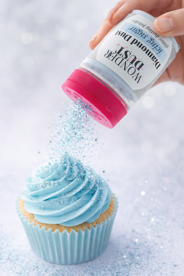 Wonder Dust Diamond Dust Icing Sugar - Blue - 40g