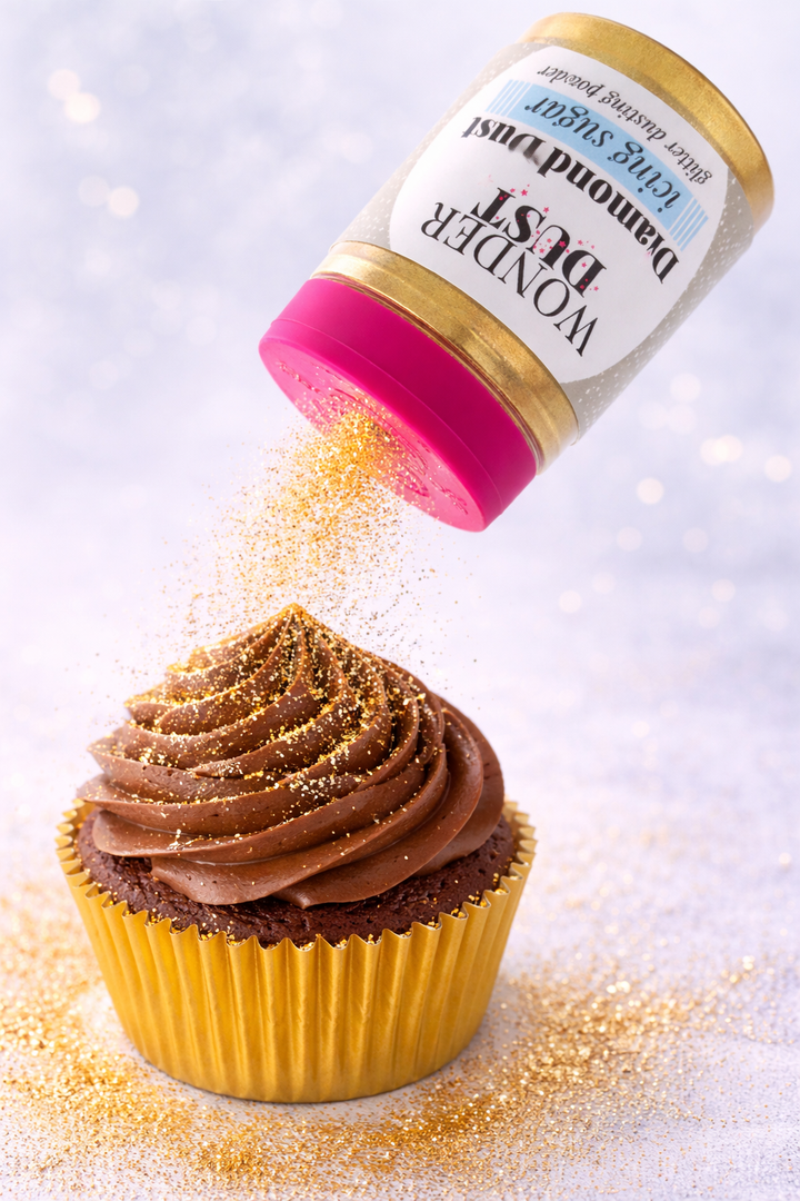Wonder Dust Diamond Dust Icing Sugar - Gold - 40g