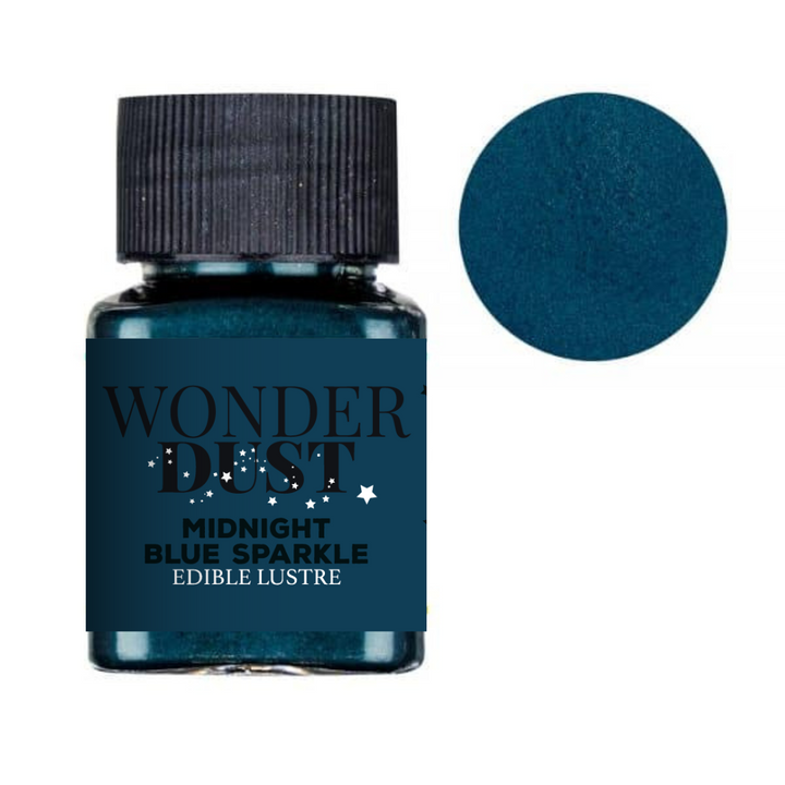 WonderDust Edible Lustre Midnight Blue Sparkle 5g