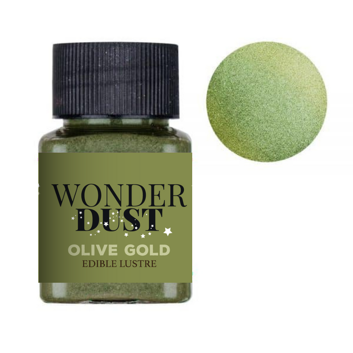 WonderDust Edible Lustre Olive Gold 5g