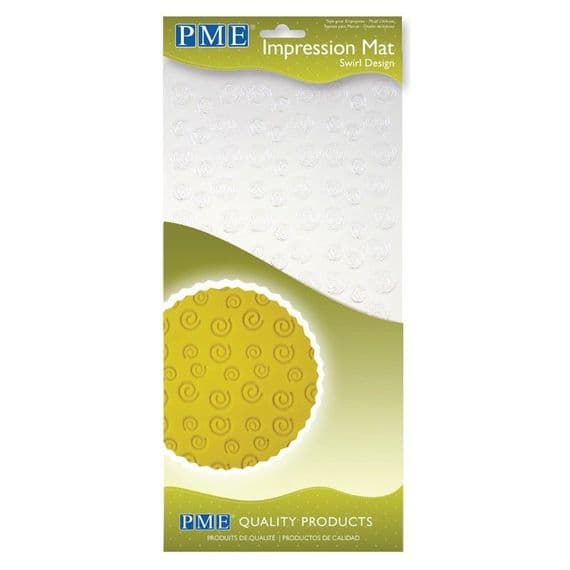 Impression Mat - Swirl Design (150 x 305mm / 6 x 12")