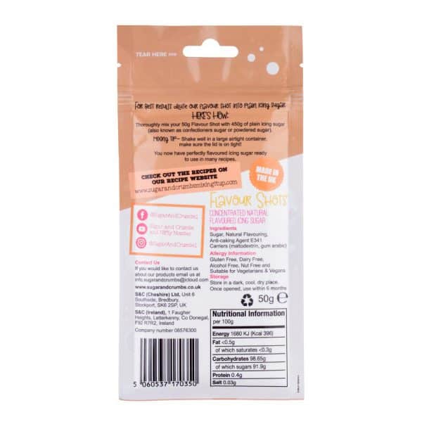 Flavour Shots! - Concentrated Icing Sugar - Salted Caramel 50g