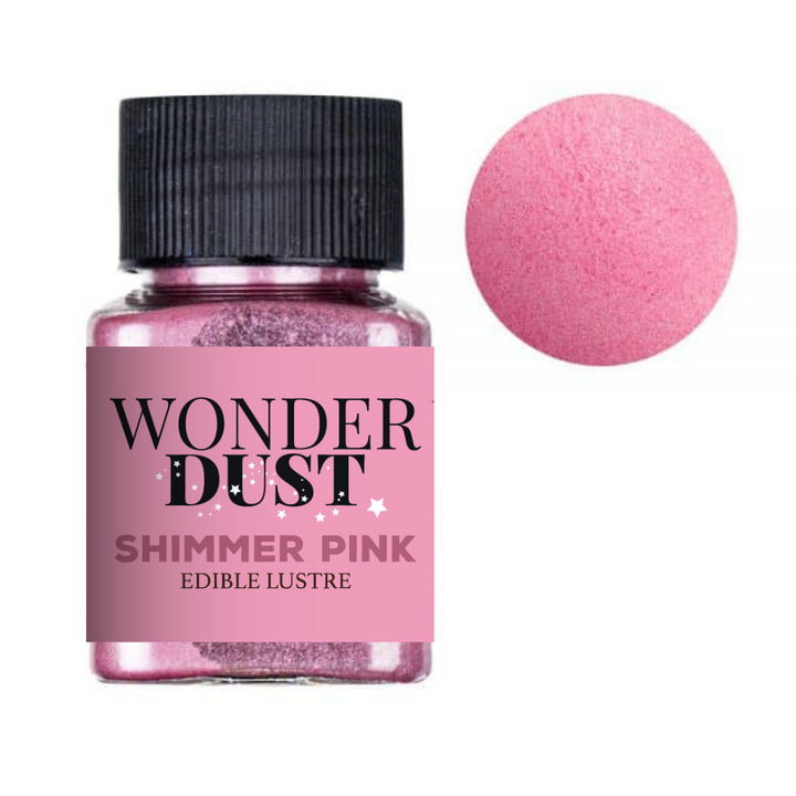 WonderDust Edible Lustre Shimmer Pink 5g