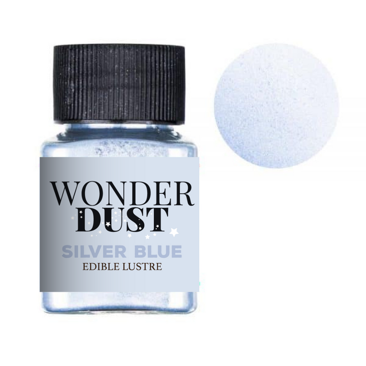 WonderDust Edible Lustre Silver Blue 5g