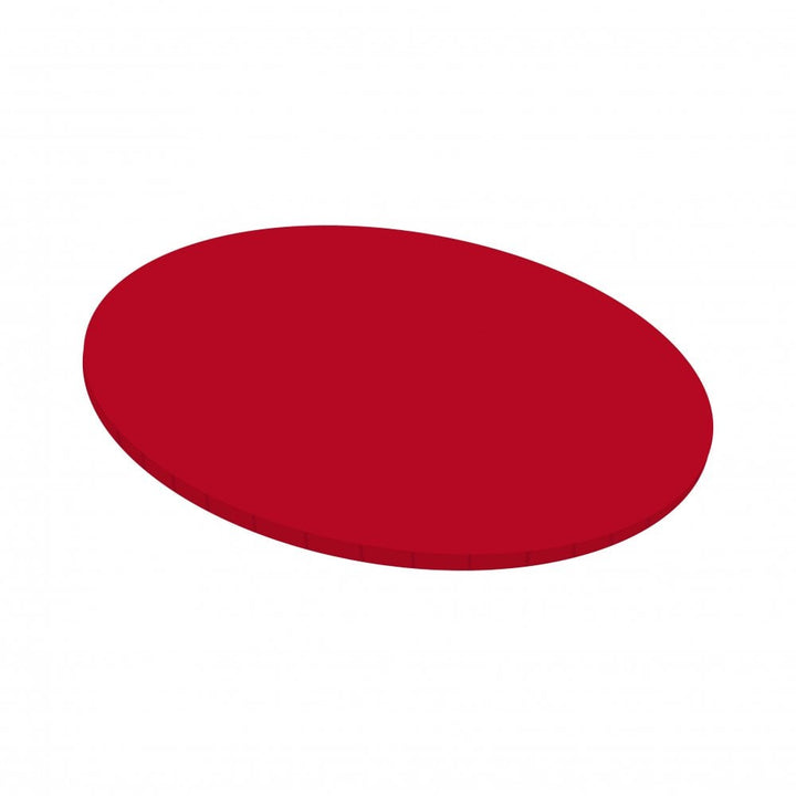 Round Masonite Cake Board - Red