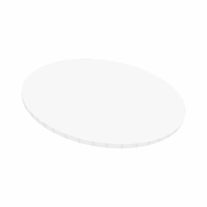 Round Masonite Cake Board - Matt White
