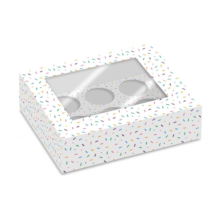 Sprinkles Cupcake Boxes - Pack of 2 - Holds 6 or 12 Cupcakes