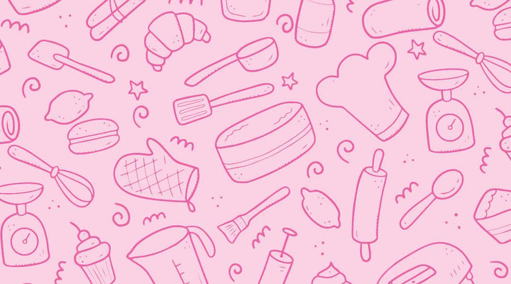 Greaseproof Wrap - Pink Graffiti Design 330mm x 500mm x 10 sheets