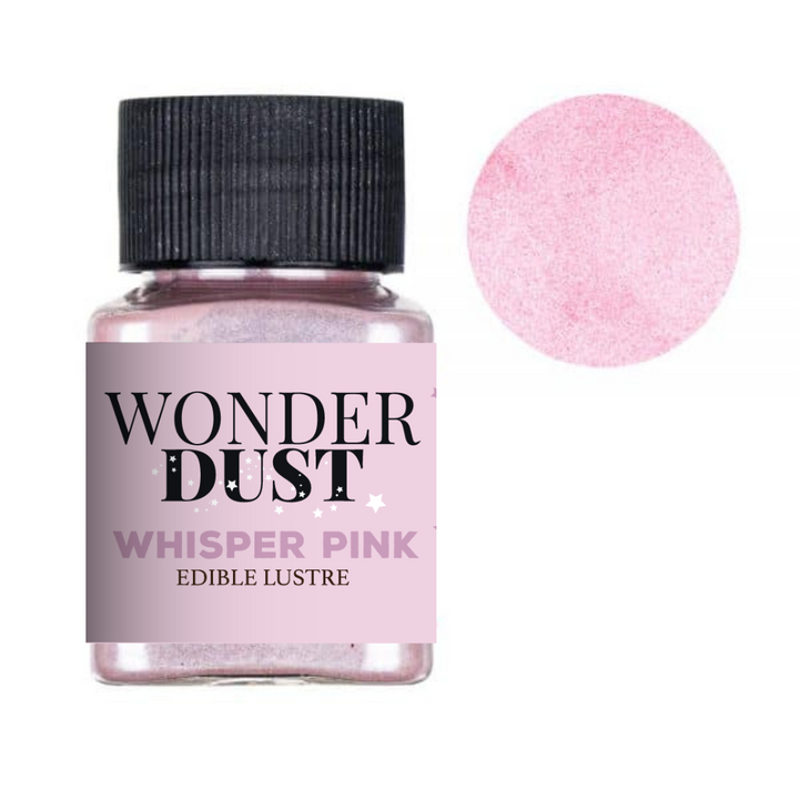 WonderDust Edible Lustre Whisper Pink 5g