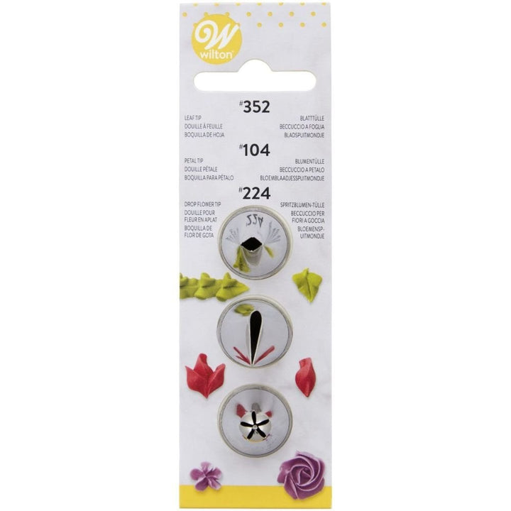 Piping Nozzle - Wilton Set - No. 104, No. 352, No.224