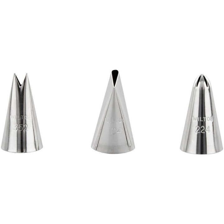 Piping Nozzle - Wilton Set - No. 104, No. 352, No.224
