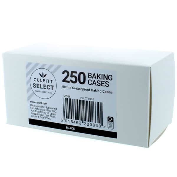 250 x Baking Cases - Black