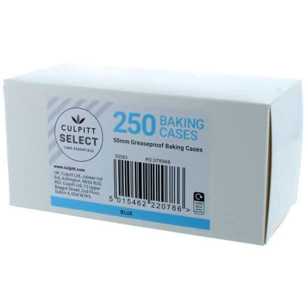 250 x Baking Cases - Blue