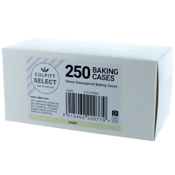 250 x Baking Cases - Ivory