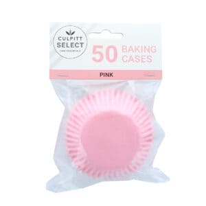 Baking Cases - Pink - 50 Pack