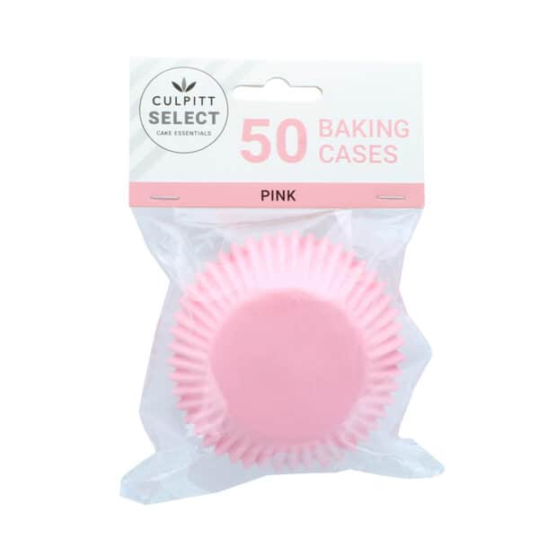 Baking Cases - Pink - 50 Pack