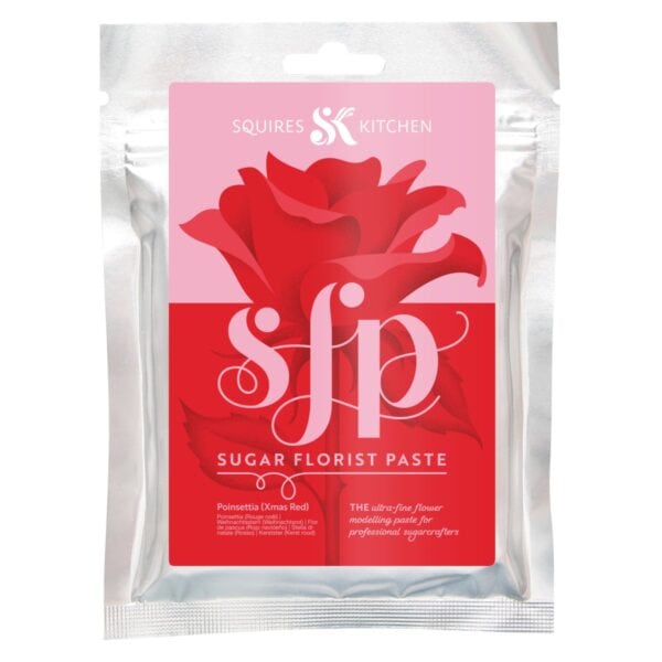 Florist Paste - Poinsettia (Xmas Red) - 100g