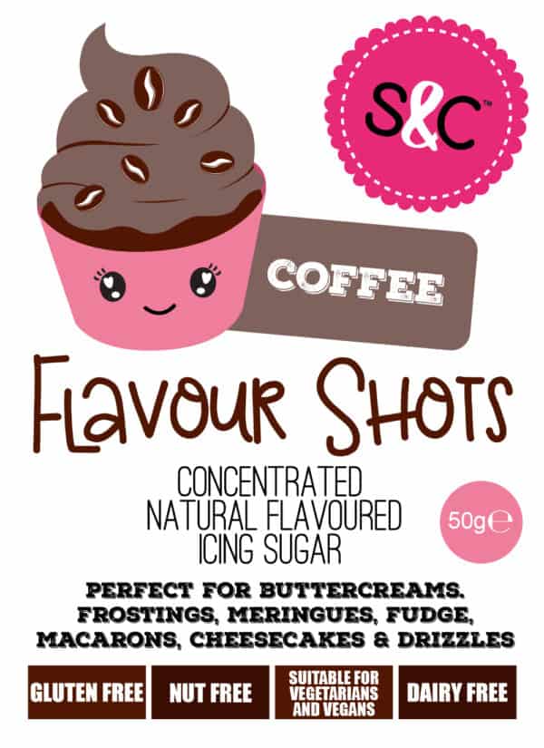 Flavour Shots! - Concentrated Icing Sugar - Coffee 50g