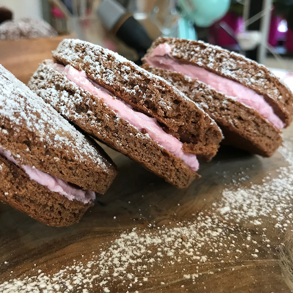 Cherry Whoopie Pie