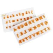 Fun Fonts Upper & Lowercase Lettering Stamps 52 Pieces Collection 2