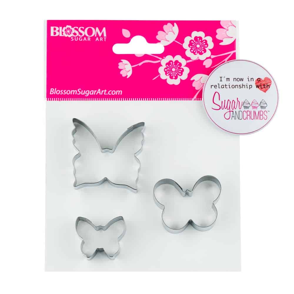 Blossom Sugar Art - Butterfly Set of 3 Cutters