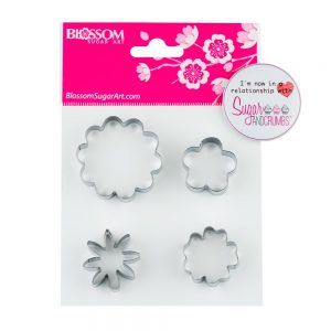 Blossom Sugar Art - Medium to Large Flower Set of 4 Cutters