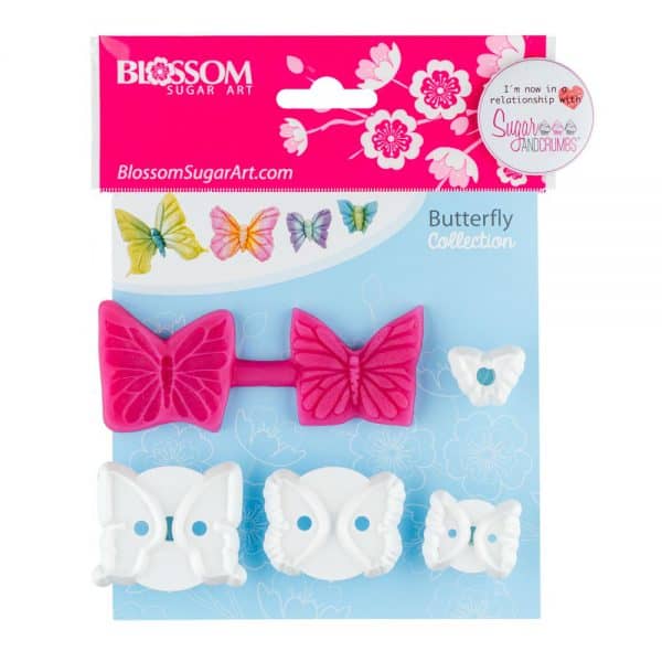Blossom Sugar Art - MULTI Set LARGE Butterfly White Cutters