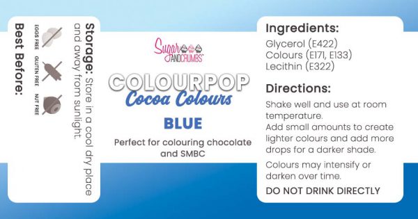 Colour Pop - Oil Base - Cocoa Colours - Blue.a