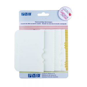 PME Patterned Edge Side Scrapers 4.5 Inch Pack of 4