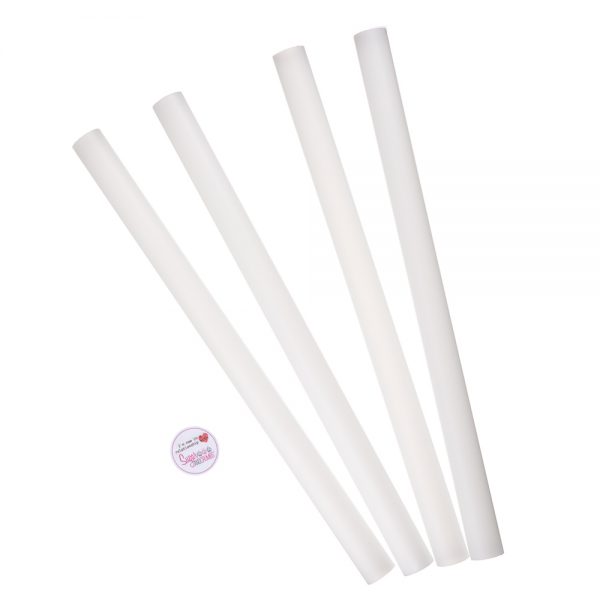 White Plastic Cake Dowels / Pillars