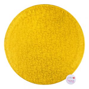 Cake Drum ROUND Gold 10 Inch