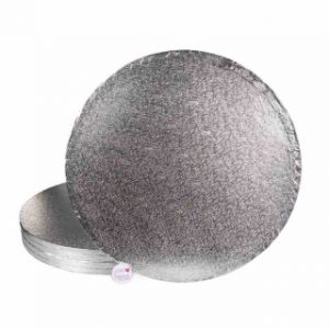 Cake Drum ROUND Silver 20 Inch
