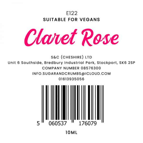 Deep Colour - Liquid Activated - Claret Rose 10ml