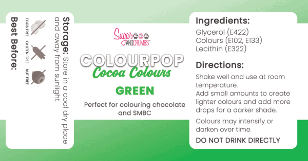 Colour Pop - Oil Base - Cocoa Colours - Green.a