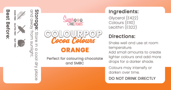 Colour Pop - Oil Base - Cocoa Colours - Orange.a