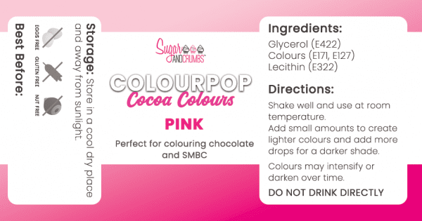 Colour Pop - Oil Base - Cocoa Colours - Pink.a