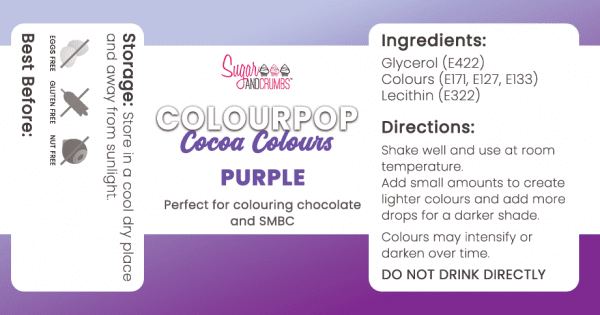 Colour Pop - Oil Base - Cocoa Colours - Purple.a