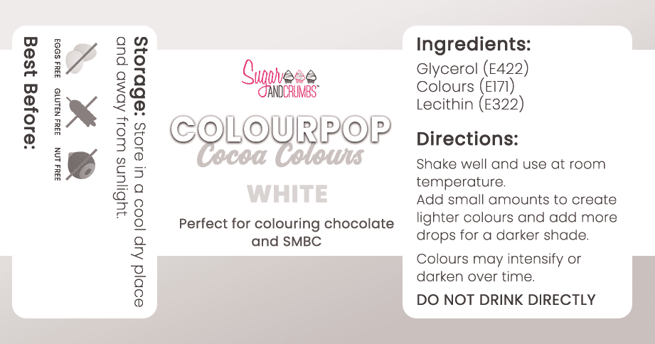 Colour Pop - Oil Base - Cocoa Colours - White